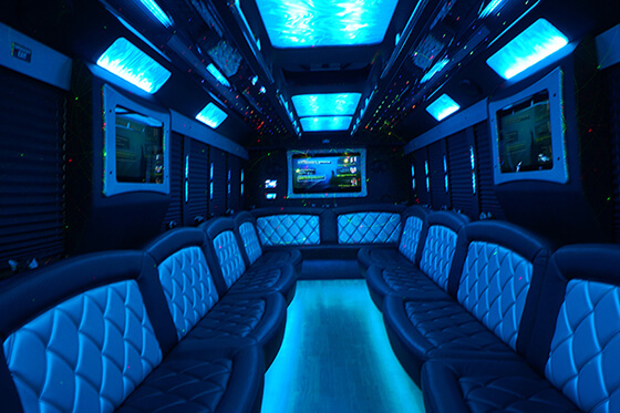 limousine with leather seats