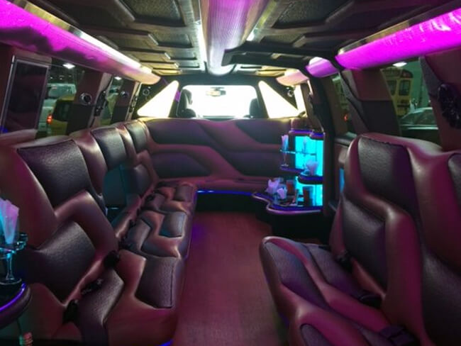 wood floors on limo