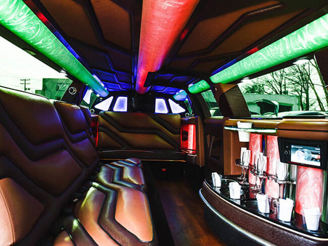 Limo colorful lights