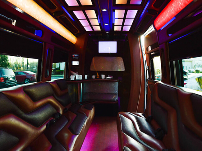 limo plush seating